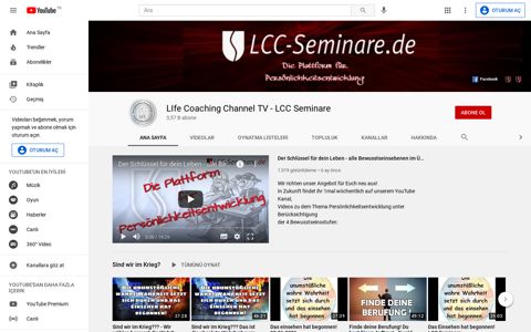 LIfe Coaching Channel TV - LCC Seminare - YouTube