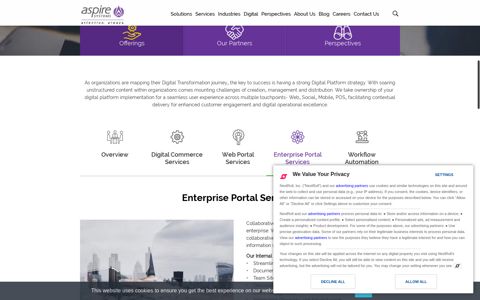 Enterprise Portal Services | Aspire Systems