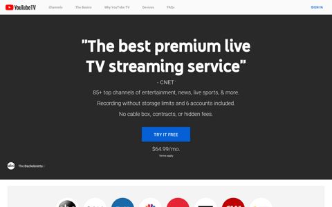 YouTube TV - Watch & DVR Live Sports, Shows & News