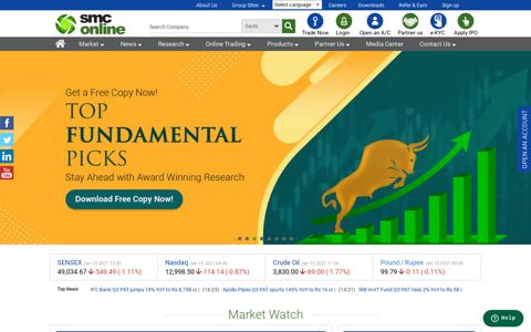 SMC Global: Online Share Trading in India I NSE, BSE, MCX ...