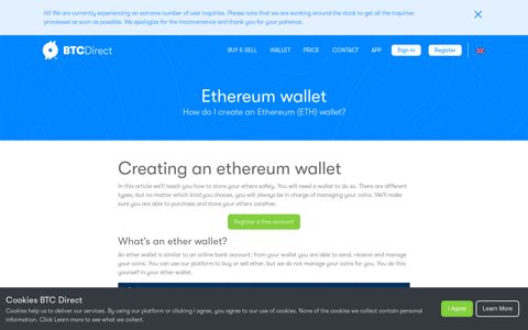 Ethereum wallet - How to set up and create a ETH account ...