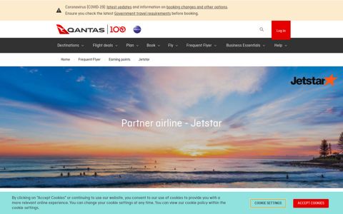 Jetstar Airways | Airline Partners | Qantas Frequent Flyer