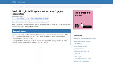 Greekbill Login, Bill Payment & Customer Support Information