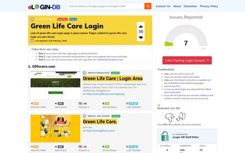 Green Life Care Login - A database full of login pages from all ...