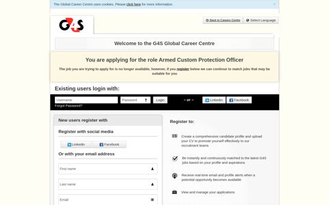 Welcome to the G4S Global Career Centre - the G4S Career ...