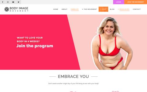 Embrace You Course - Body Image Movement