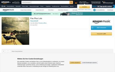 Fau Plus Lulu von Rascolnikoff bei Amazon Music - Amazon.de