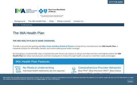 The IMA Health Plan Is Game Changing.