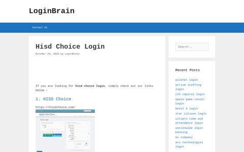 hisd choice login - LoginBrain