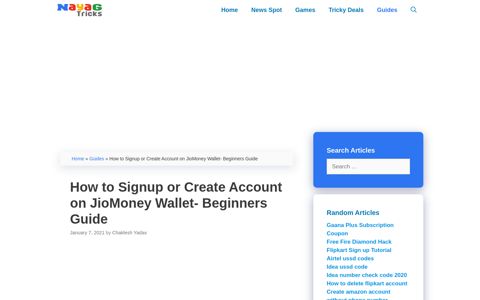 How to Signup or Create Account on JioMoney Wallet ...
