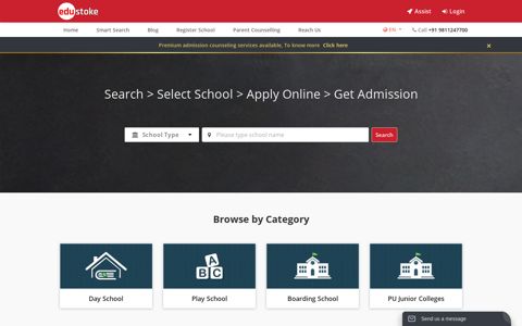 Edustoke: Online Site for School Admissions in India- CBSE ...