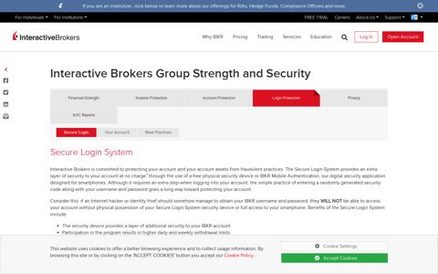 Interactive Brokers Group Strength and Security - Login ...