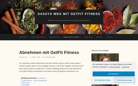 Abnehmen mit GetFit Fitness - Sassys Weg mit GetFit Fitness