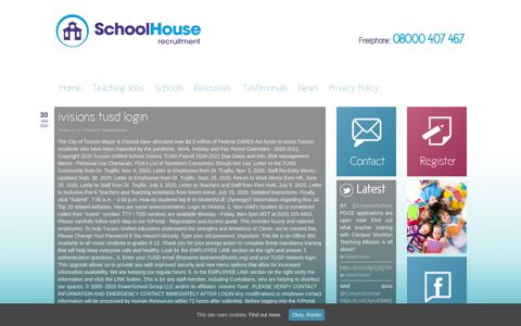 ivisions tusd login - School House Recruitment