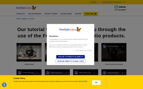 Support - Overview | The FreeStyle Libre System