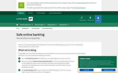 Internet Banking - Secure Online Banking - Lloyds Bank