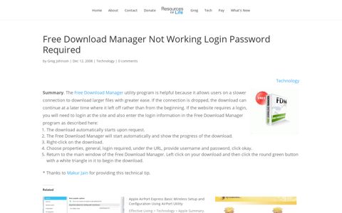 Free Download Manager Not Working Login Password ...