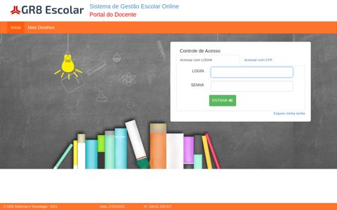Portal do Docente - GR8 ESCOLAR WEB