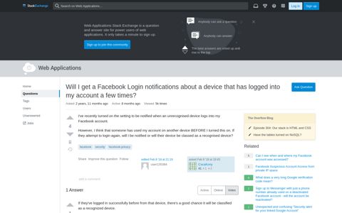 Will I get a Facebook Login notifications about a device that ...