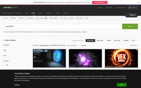 Portal Effect After Effects Templates from VideoHive