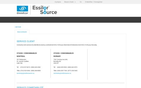 Login - Essilor Source