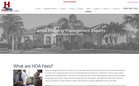 HOA Dues | HomeRiver Group® Tampa