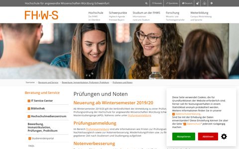 Prüfungen und Noten :: Hochschule für angewandte ...