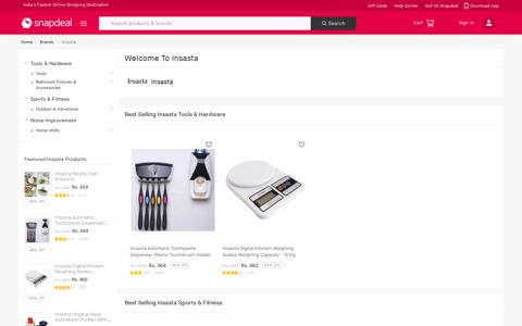 Insasta India: Buy Insasta Products Online at Best Prices ...