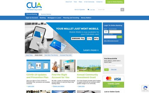 CUA - Personal Banking