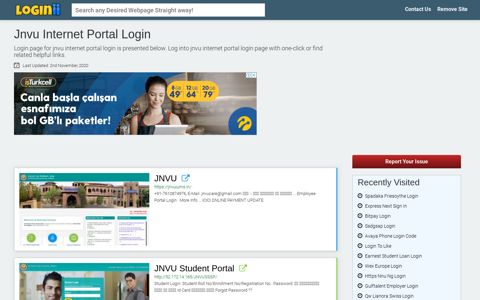 Jnvu Internet Portal Login - Loginii.com