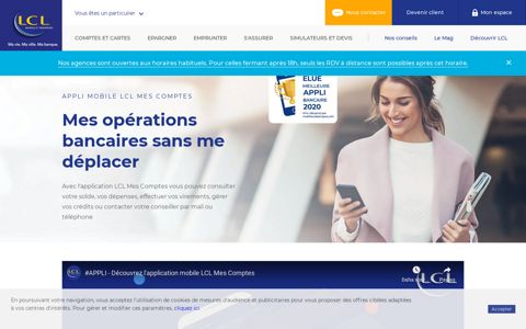 Application mobile LCL Mes Comptes : LCL Banque et ...