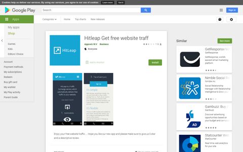 Hitleap Get free website traff - Apps on Google Play