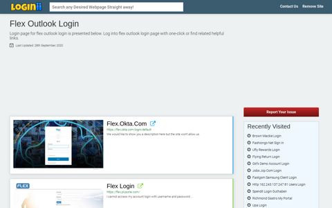 Flex Outlook Login - Loginii.com