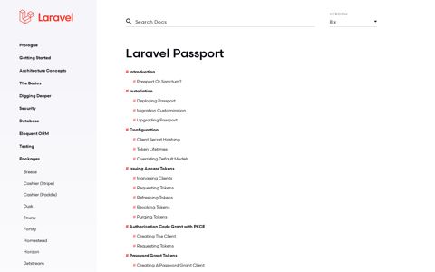 Laravel Passport - Laravel - The PHP Framework For Web ...