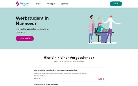 Werkstudent in Hannover | Jobmensa