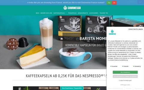 Gourmesso | Nespresso®* kompatible Kapseln 35% günstiger ...