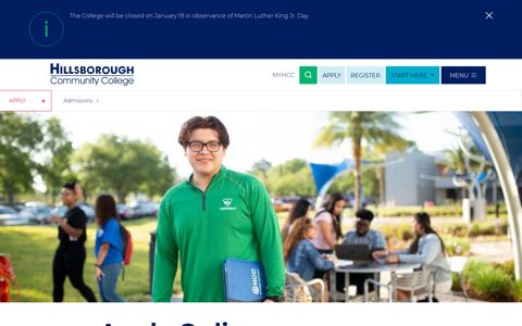 Apply Online | Hillsborough Community College