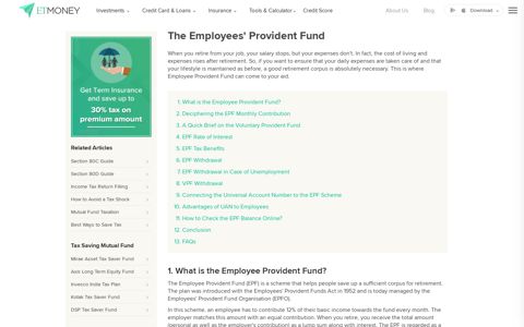 Employees' Provident Fund (EPF): Check Balance Online ...
