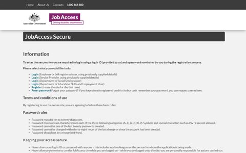 JobAccess Secure | JAS | JobAccess Secure