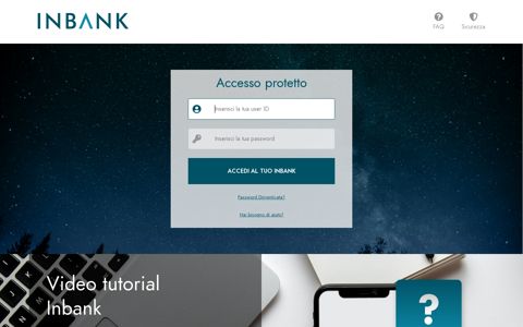 Inbank - La banca sempre con te - Inbank Internet Banking
