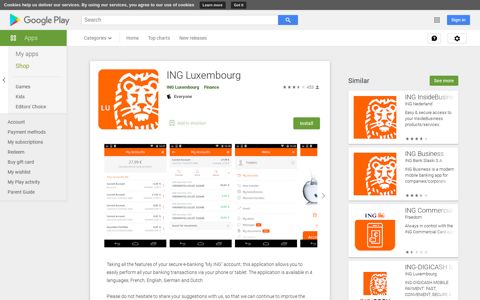 ING Luxembourg - Apps on Google Play