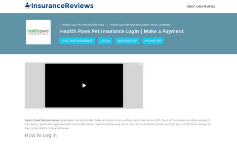 Health Paws Pet insurance Login | Make a Payment