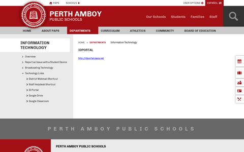 IDPortal - Perth Amboy Public Schools