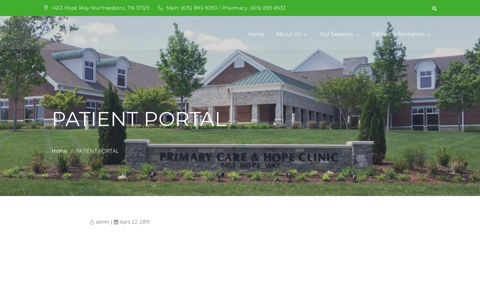 PATIENT PORTAL – Primary Care & Hope Clinic