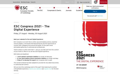 ESC Congress - European Society of Cardiology