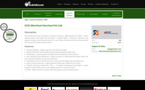 ICICI Merchant Services - BuildaBazaar