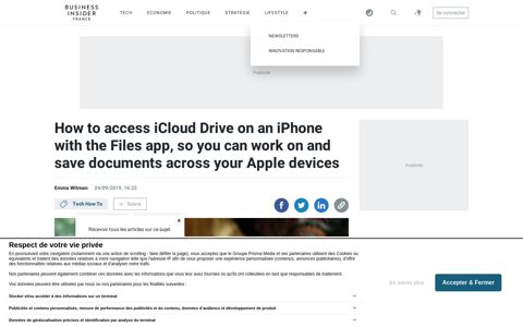 How to access iCloud Drive on an iPhone with the Files app ...