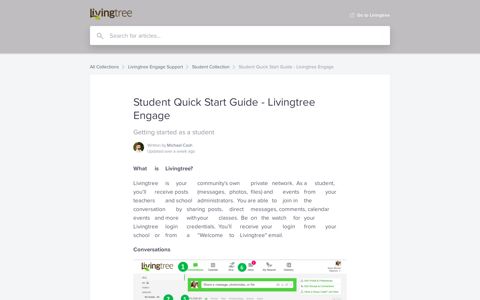 Student Quick Start Guide - Livingtree Engage | Livingtree ...