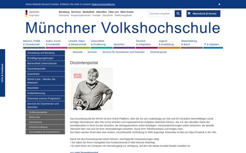Dozentenportal - Münchner Volkshochschule