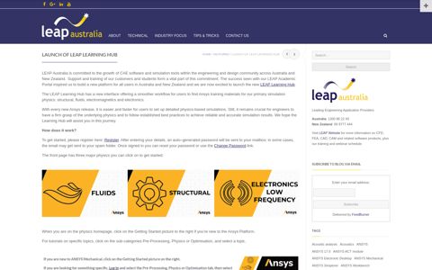 Launch of LEAP Learning Hub | Finite Element Analysis (FEA ...